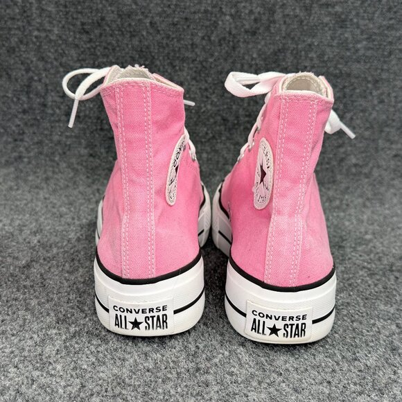 Converse Chuck Taylor All Star Lift Platform Canvas Sneakers Women's Size 8 Pink - Picture 5 of 12